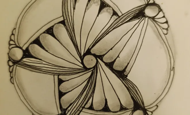 dessin méditatif un autre cercle